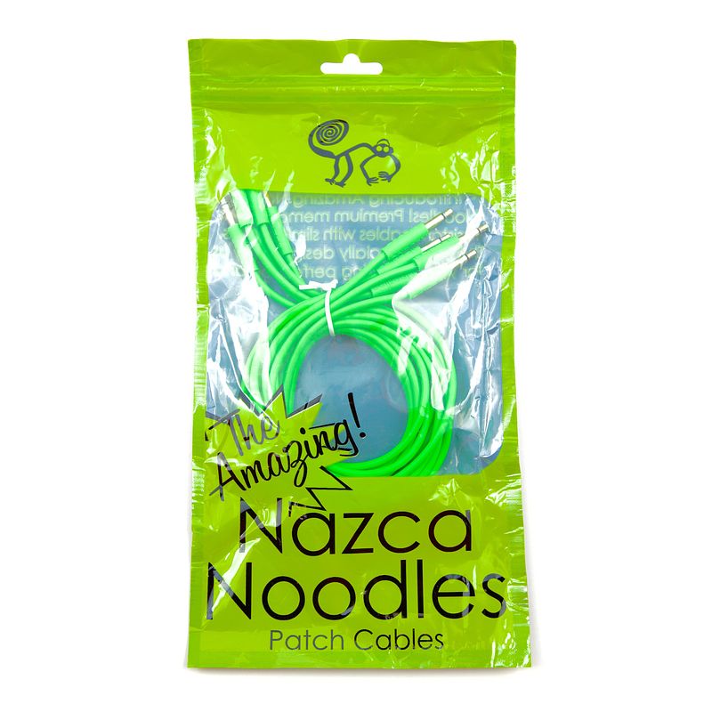 Foto van Cre8audio nazca noodles green 150 cm patchkabels (5 stuks)