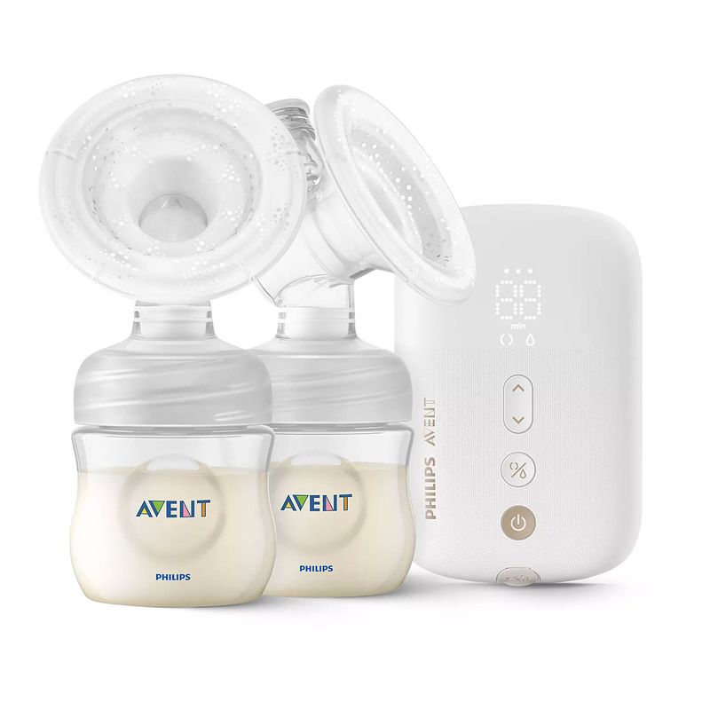 Foto van Philips avent - elektrische borstkolf dubbel premium - scf398/11