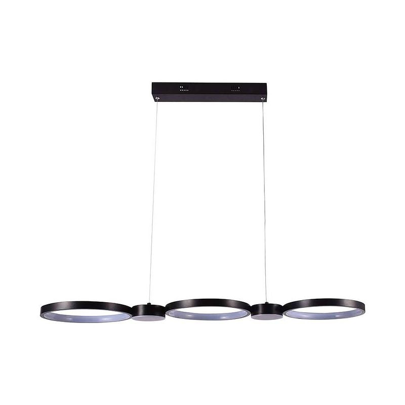 Foto van V-tac vt-7820-b designer plafondlampen - designer hanglampen - ip20 - zwarte behuizing - 38 watt - 4560 lumen - 3000k