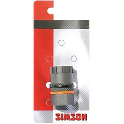 Foto van Simson cassetteborgringafnemer 12,8 cm staal grijs