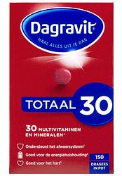 Foto van Dagravit totaal 30 multivitaminen en mineralen tabletten