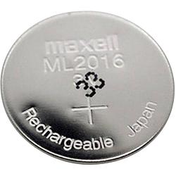 Foto van Maxell ml2016 oplaadbare knoopcel ml2016 lithium 25 mah 3 v 1 stuk(s)