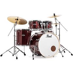 Foto van Pearl exx725sbr/c704 export black cherry glitter 5-delig drumstel