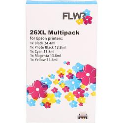 Foto van Huismerk epson 26xl multipack 5-pack zwart en kleur cartridge