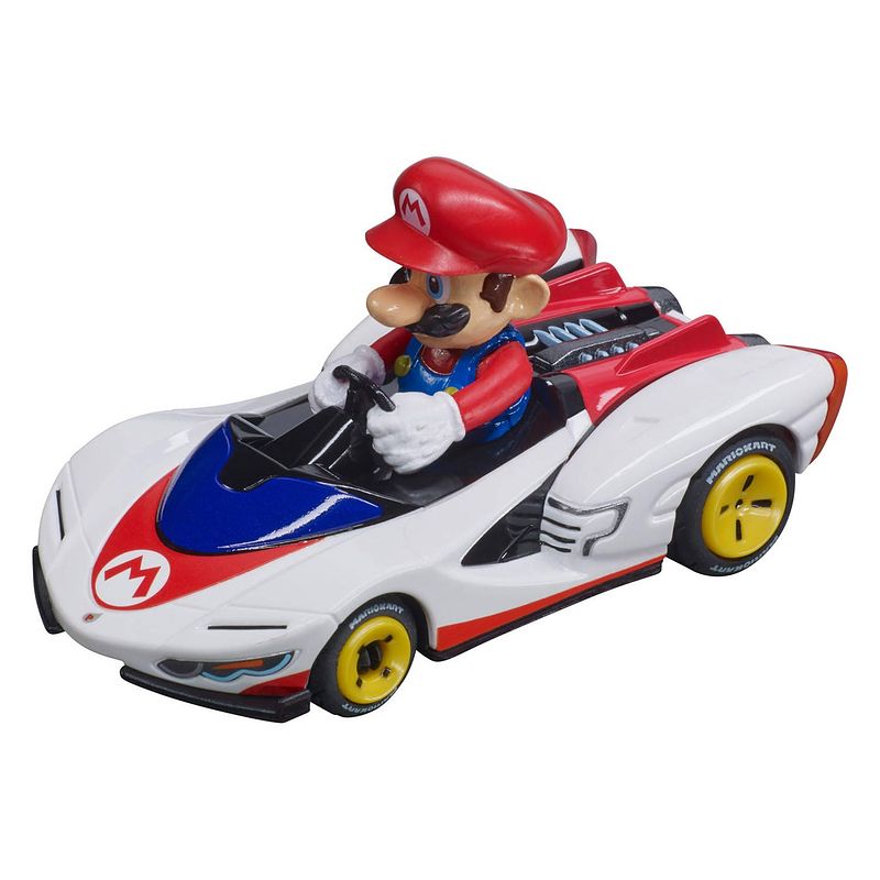 Foto van Carrera pull back super mario kart p-wing, 2dlg.