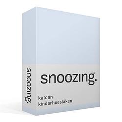 Foto van Snoozing katoen - baby hoeslaken - wiegje - 40x80 cm - hemel