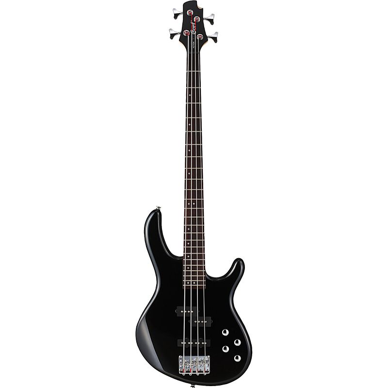 Foto van Cort action plus bass black elektrische basgitaar