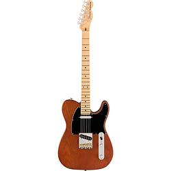 Foto van Fender american performer timber telecaster mocha elektrische gitaar met deluxe gigbag