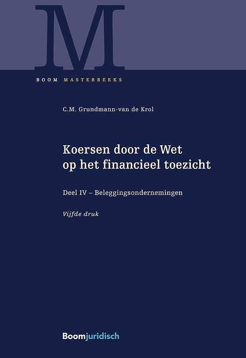 Foto van Koersen door de wet op het financieel toezicht - c.m. grundmann-van de krol - ebook (9789089745125)