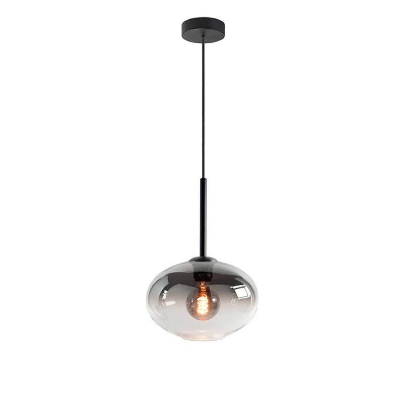 Foto van Infiori -ghlight - bellini - hanglamp - e27 - 10 x 10 x 130cm - zwart rook