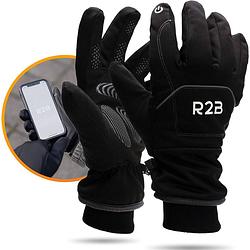 Foto van R2b luxe touchscreen handschoenen winter - maat xxl - waterdichte handschoenen heren - handschoenen dames model brussel