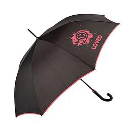 Foto van Biggdesign paraplu volwassenen - 8 baleinen - windbestendig - lichte design - zwart - voor heren en dames - ø105 cm
