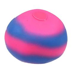 Foto van Toys amsterdam stretchbal junior 7 cm siliconen roze/blauw