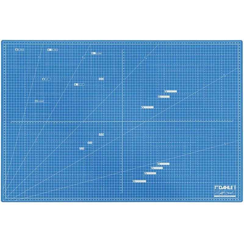 Foto van Dahle knife mat 60x90cm snijmat blauw