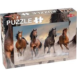 Foto van Tactic legpuzzel wild horses junior karton 56 stukjes