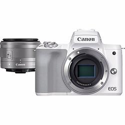 Foto van Canon systeemcamera eos m50 mark ii m15-45 s (wit)