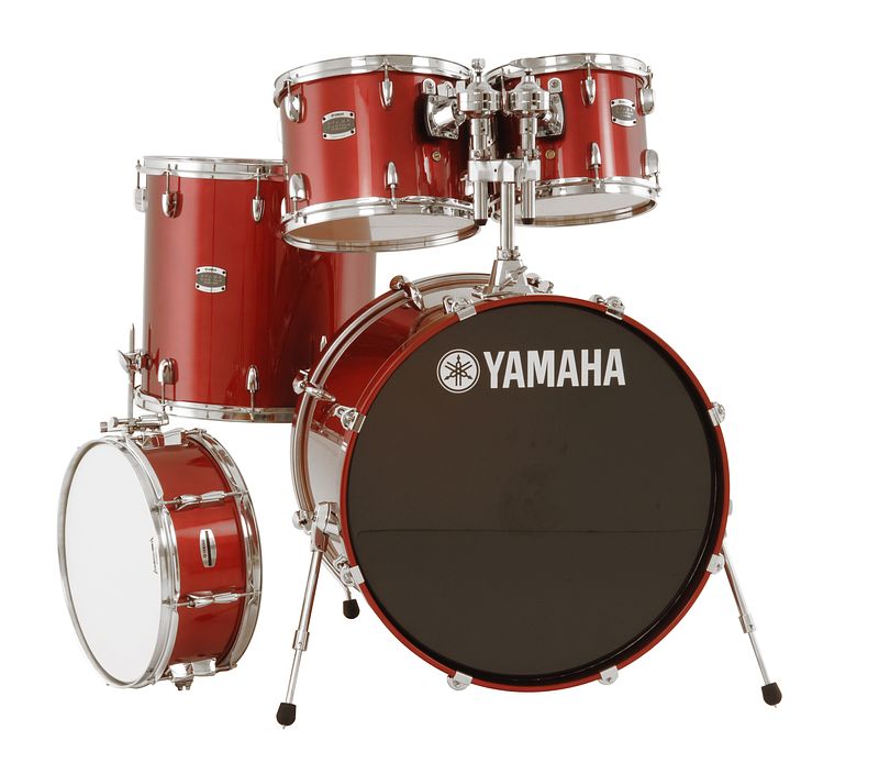 Foto van Yamaha jsbp0f5cr stage custom birch shellset cranberry red