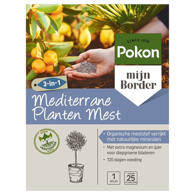 Foto van 2 stuks mediterrane planten voeding 1kg