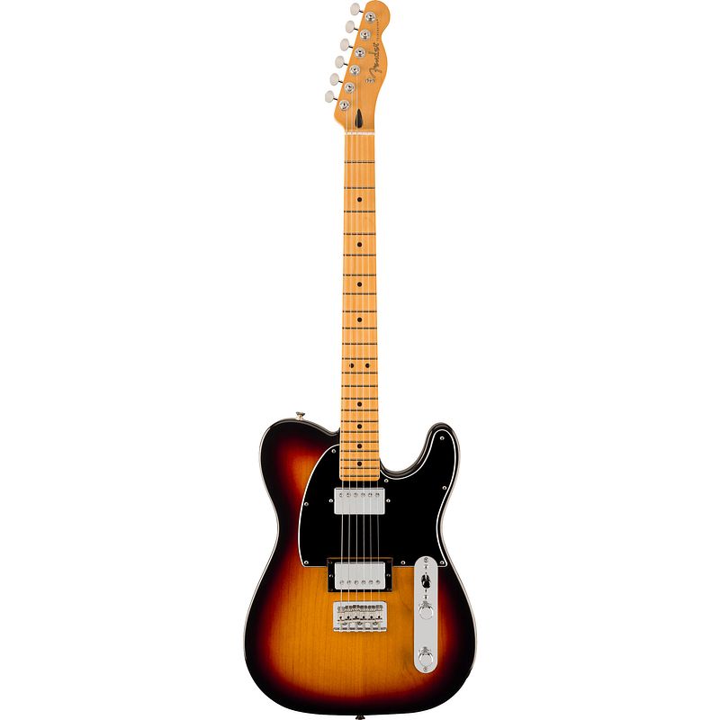 Foto van Fender player ii telecaster hh mn 3-color sunburst elektrische gitaar