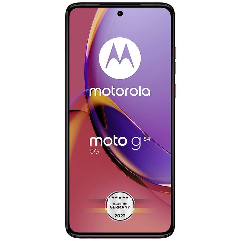 Foto van Motorola motorola moto g84 5g 5g smartphone 256 gb 16.6 cm (6.55 inch) magenta android 13 dual-sim