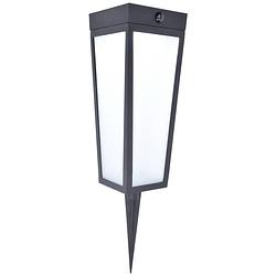 Foto van Lutec 6996601012 dias tuinlamp op zonne-energie 8.40 w rgb zwart