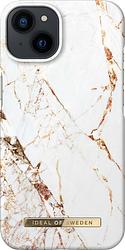 Foto van Ideal of sweden carrara gold apple iphone 14 back cover