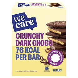 Foto van Wecare crunchy dark choco bars