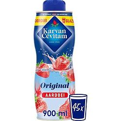 Foto van Karvan cevitam aardbei original siroop, 900ml bij jumbo