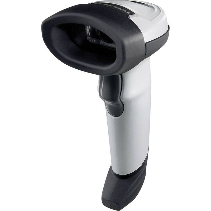 Foto van Zebra li2208 barcodescanner kabel 1d lineair imager wit handmatig usb