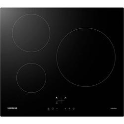 Foto van Samsung nz63m3nm1bb / ur - inductiekookplaat - 3 gebieden - 7200 w - l59 x d57 cm - glascoating - zwart