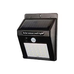 Foto van Bellson solar led buitenlamp - ip44 - zwart