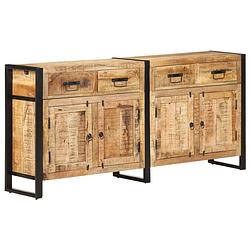 Foto van Vidaxl dressoir 172x35x80 cm massief mangohout