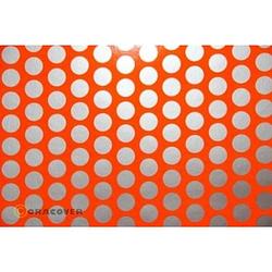 Foto van Oracover 93-064-091-010 plotterfolie easyplot fun 1 (l x b) 10 m x 30 cm rood, oranje, zilver