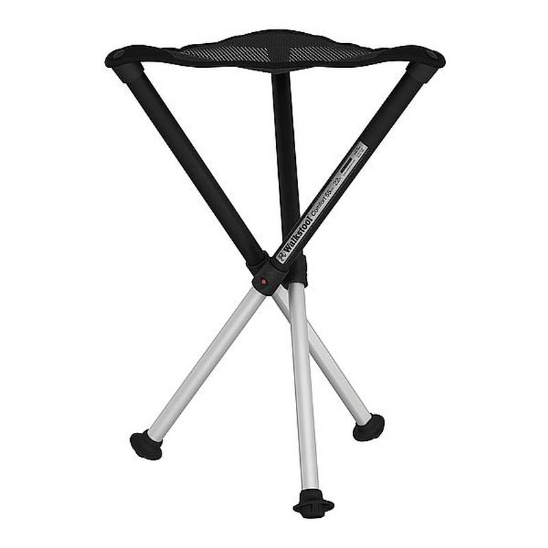 Foto van Walkstool - 3-poots krukje - comfort 55 cm - verstelbaar - zwart