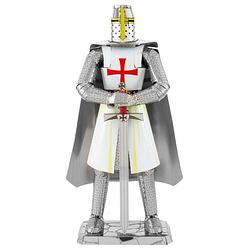 Foto van Metal earth iconx templar knight modelbouwset zilver/wit