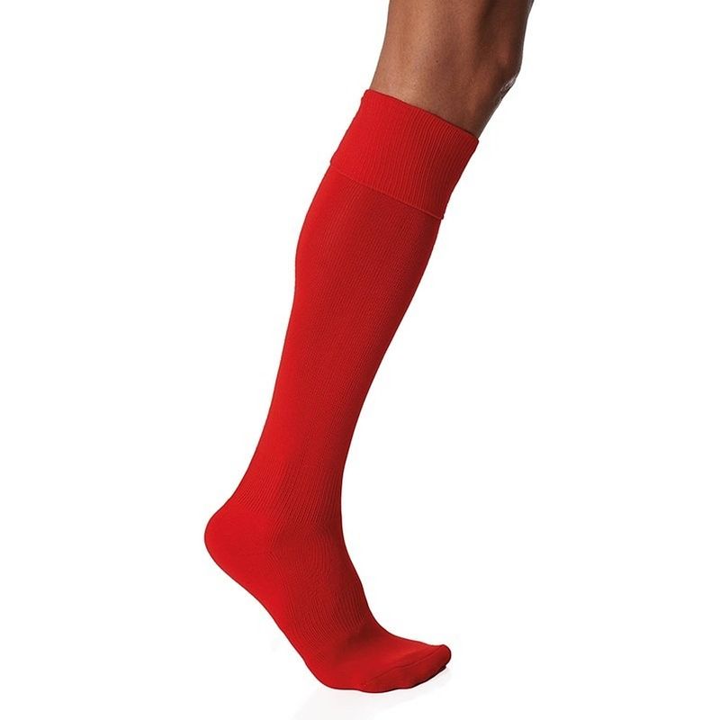 Foto van Rode hoge sokken 1 paar 43-46 - verkleedkousen