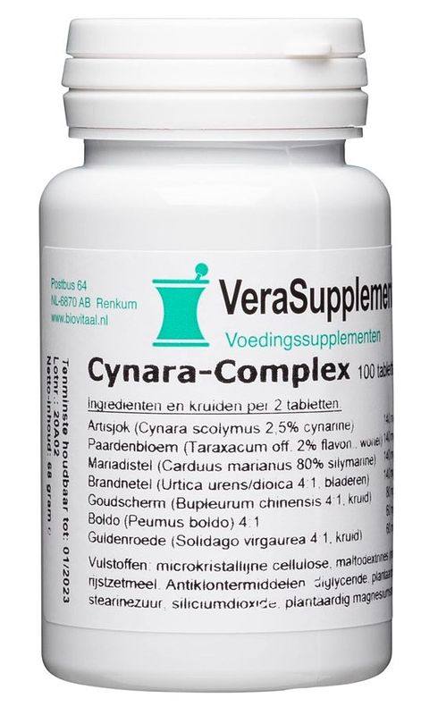 Foto van Verasupplements cynara-complex tabletten