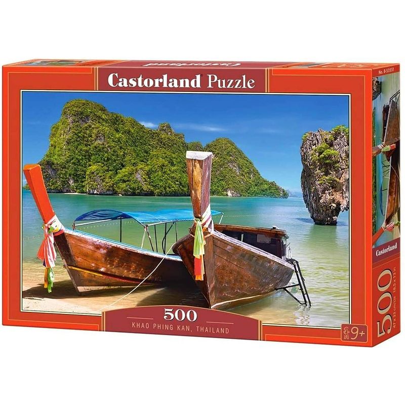 Foto van Castorland puzzel khao phing kan 47 cm karton 500 stukjes