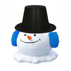 Foto van Sneeuwpop maken zwarte hoge hoed - verkleedhoofddeksels