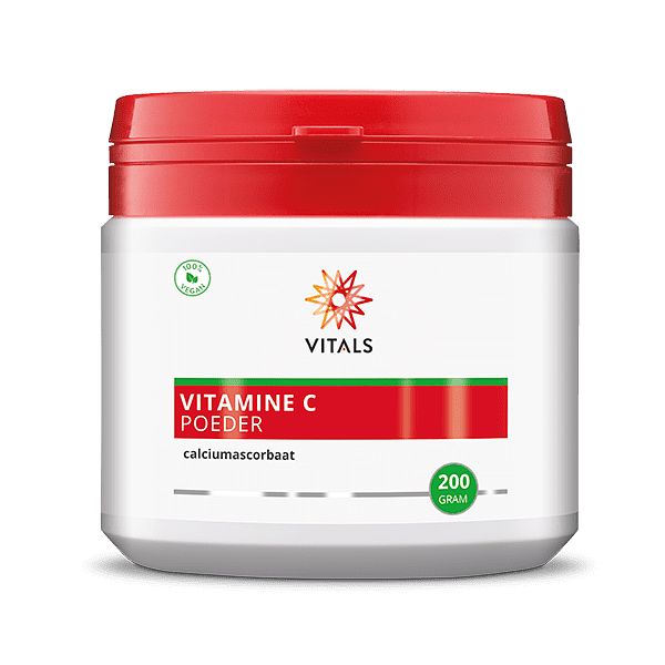 Foto van Vitals vitamine c poeder calciumascorbaat