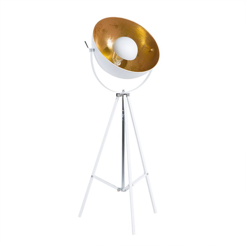 Foto van Beliani thames ii staande lamp metaal 68 x 68 cm