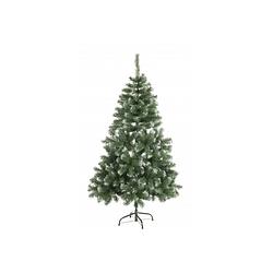 Foto van Tweedekans kerstboom/kunstboom - besneeuwd - 120 cm - kunstkerstboom
