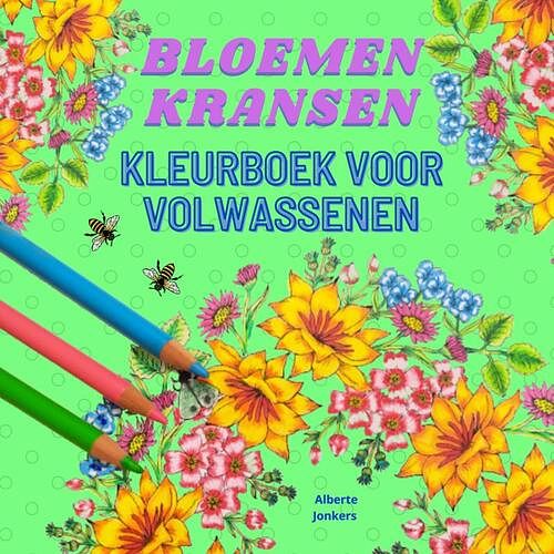 Foto van Bloemenkransen kleurboek voor volwassenen - alberte jonkers - paperback (9789464656091)