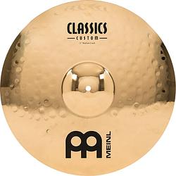 Foto van Meinl cc17mc-b classics custom 17 brilliant medium crash bekken