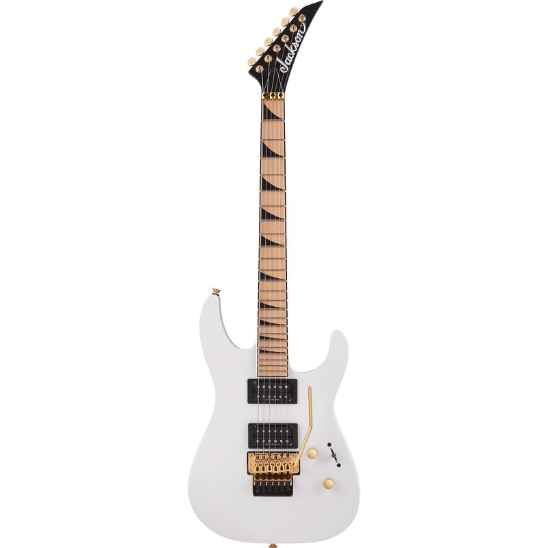 Foto van Jackson x series soloist slxm dx snow white elektrische gitaar met floyd rose