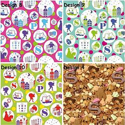 Foto van Assortiment 11 sinterklaasinpakpapier cadeaupapier - 200 x 70 cm - 9 rollen