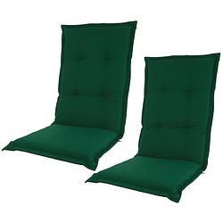 Foto van Kopu® - prisma tuinkussen hoge rug - forest green - 2 stuks