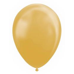 Foto van Wefiesta ballonnen 30 cm latex goud 10 stuks