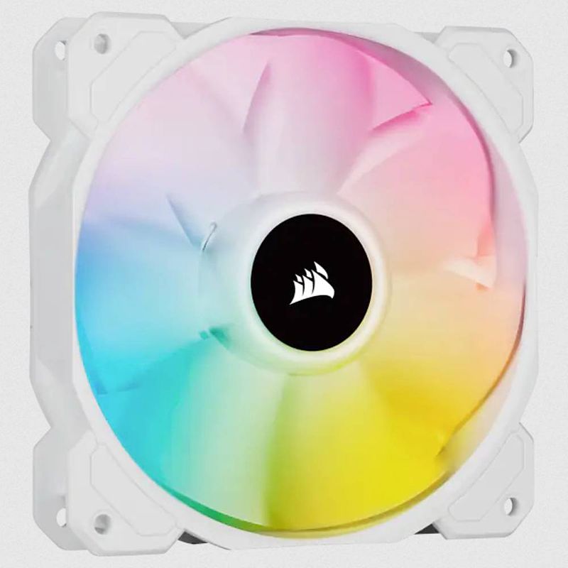 Foto van Corsair sp120 rgb elite pc-ventilator wit