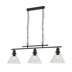 Foto van Landelijke hanglamp - bussandri exclusive - metaal - landelijk - e27 - l: 95cm - voor binnen - woonkamer - eetkamer -